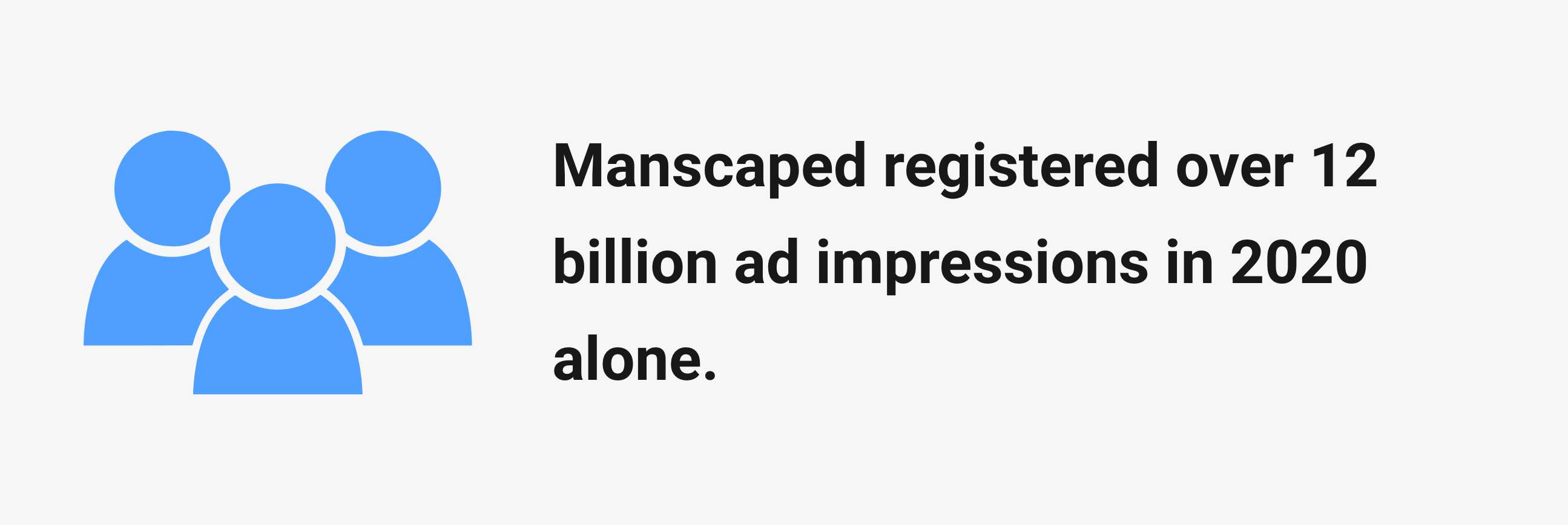 Manscaped registered over 12 billion ad impressions in 2020 alone.